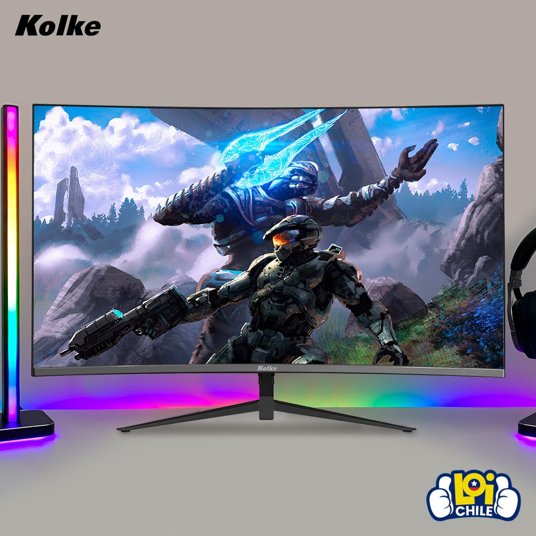 MONITOR GAMER CURVO LED KOLKE KES-629 27' FULL HD 165HZ 1MS FREESYNC - 4