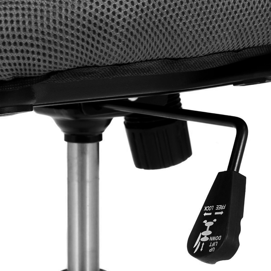 SILLA ESCRITORIO EMPOLI 3043 NEGRO OFICINA EJECUTIVA ERGONÓMICA MESH - 5