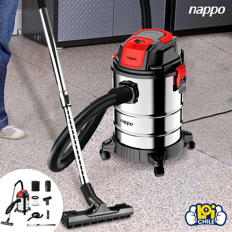 ASPIRADORA INDUSTRIAL POLVO Y AGUA NAPPO 20L 1300W - 4