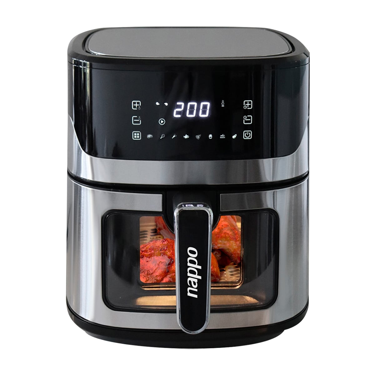 FREIDORA DE AIRE DIGITAL NAPPO TURBO FRYER XL 7L 1600W VISOR