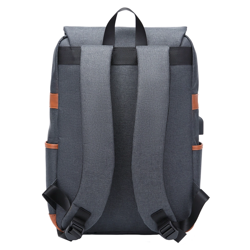 MOCHILA PARA NOTEBOOK 15.6 PUERTO DE CARGA USB DOBLE CIERRE - 2