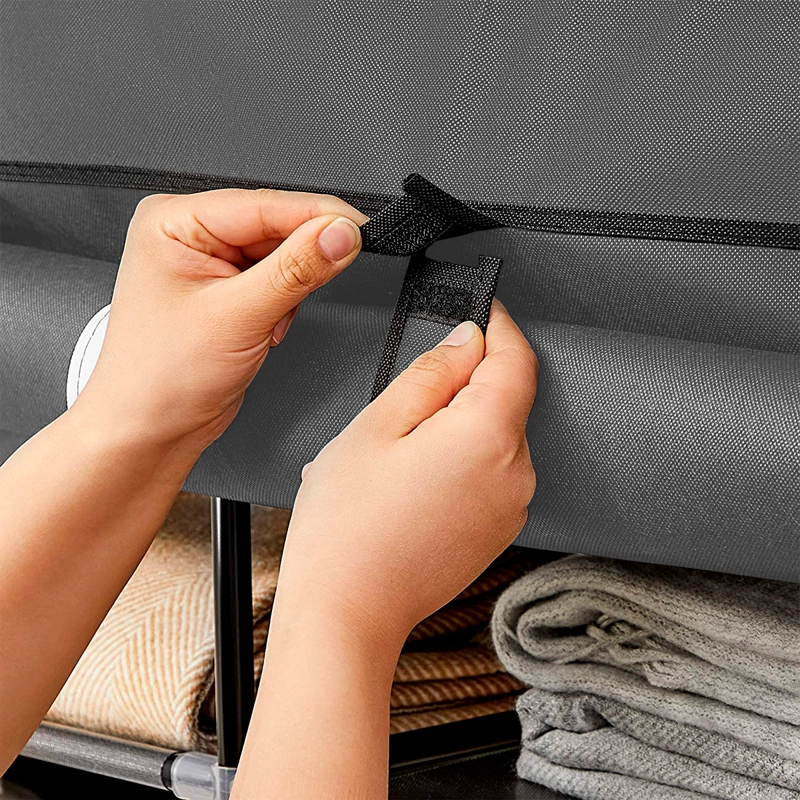 ORGANIZADOR ZAPATERA DECOTEAM 8 PISOS CALIDAD SUPERIOR GRIS - 5
