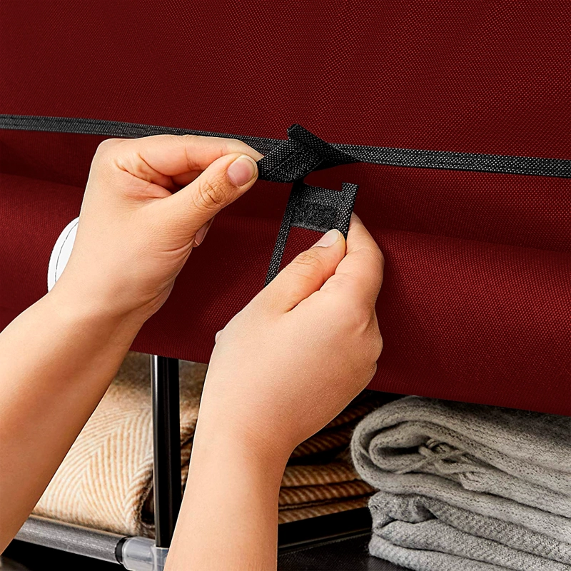 ORGANIZADOR ZAPATERA DECOTEAM 8 PISOS CALIDAD SUPERIOR VINO - 5