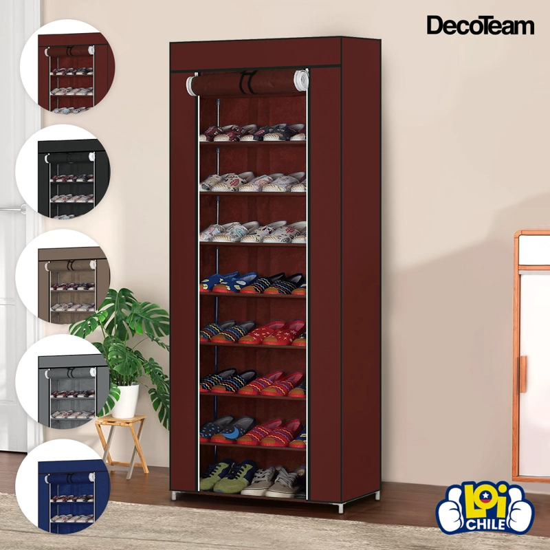 ORGANIZADOR ZAPATERA DECOTEAM 8 PISOS CALIDAD SUPERIOR VINO - 9