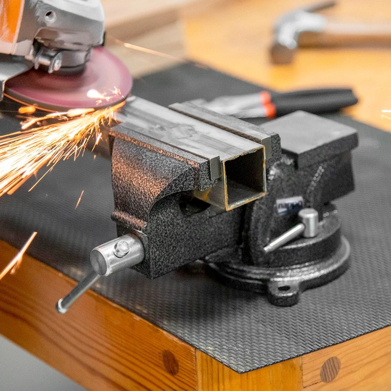TORNILLO NAPPO NHC-154 BANCO MECANICO 5'' 125 MM FUERZA 900 KG GRIS - 4