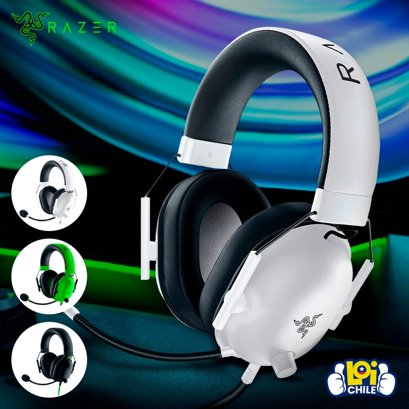 AUDÍFONOS GAMER RAZER HEADSET BLACKSHARK V2 X BLANCO - 8