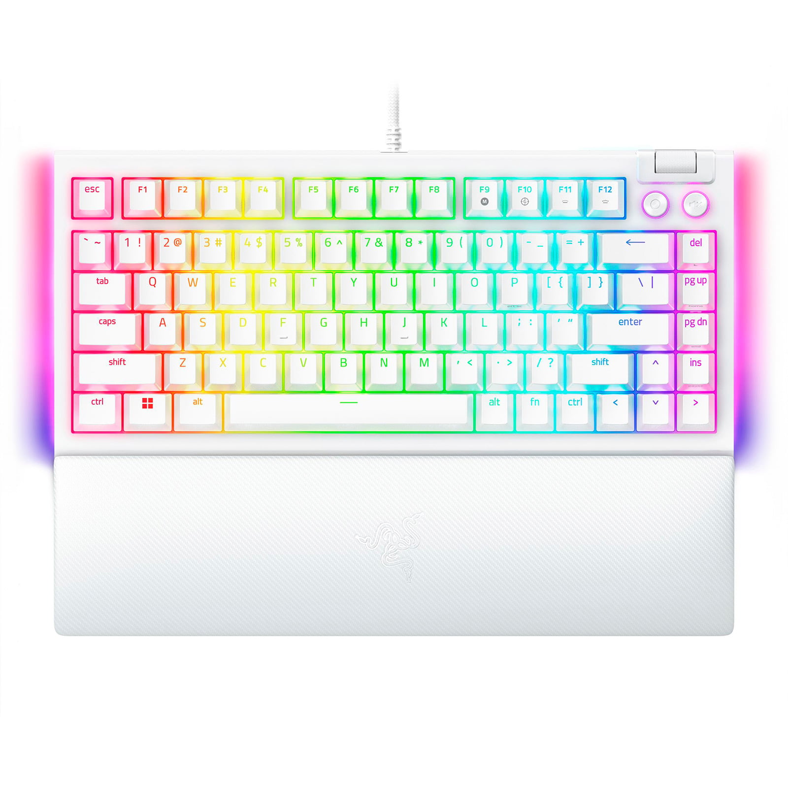 TECLADO GAMER WINDOWS RAZER BLACKWIDOW V4 SWITCH ORANGE MERCURY - 1