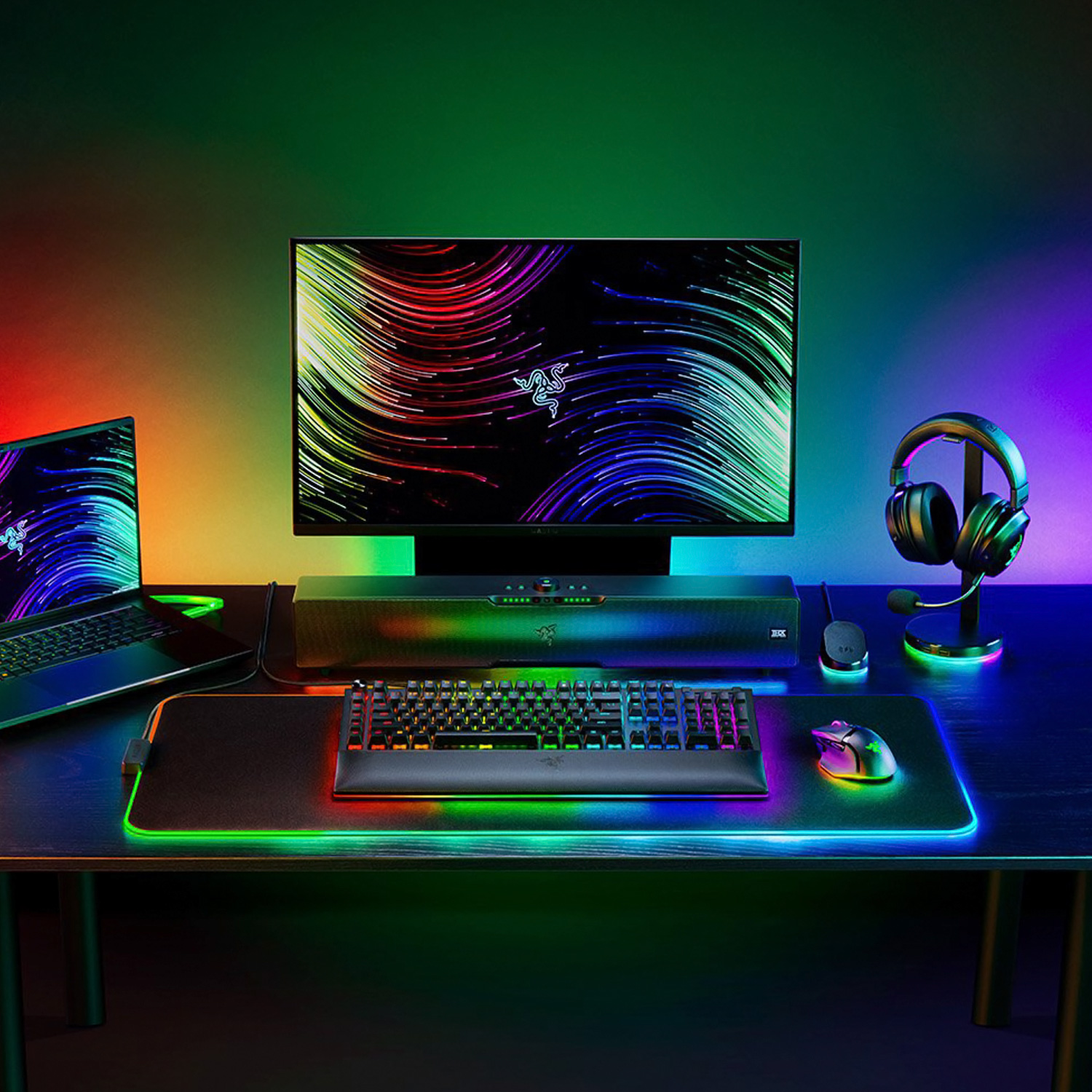 TECLADO GAMER RAZER BLACKWIDOW V4 PRO YELLOW SWITCH - 6