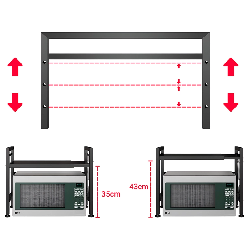 RACK METALICO DECOTEAM MULTIUSO ORGANIZADOR AJUSTABLE - 4