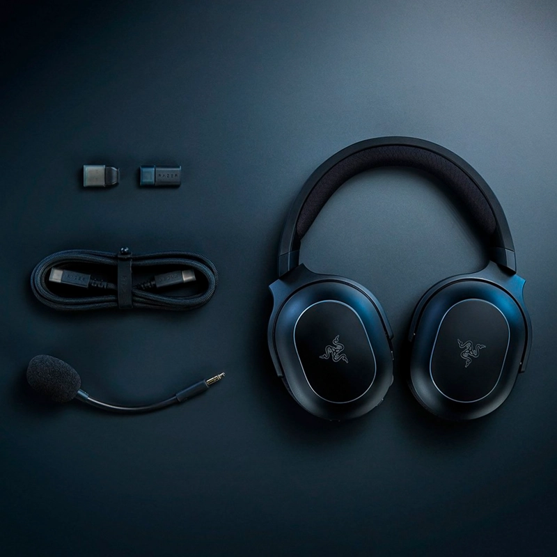 AUDIFONOS GAMER RAZER BARRACUDA X CHROMA BLACK - 4