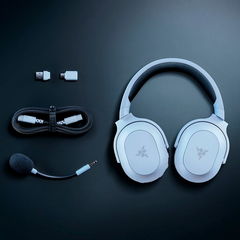 AUDIFONOS GAMER RAZER BARRACUDA X CHROMA WHITE - 4