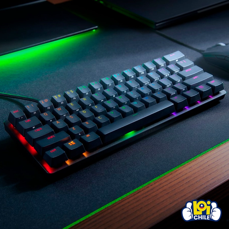 TECLADO RAZER GAMER HUNTSMAN MINI BLACK PURPLE SWITCH - 5