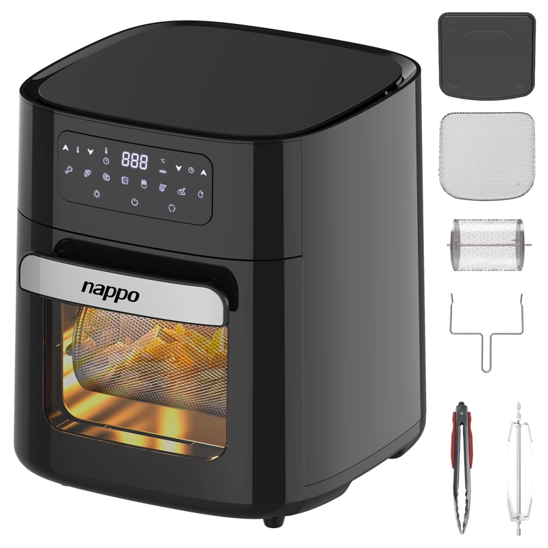FREIDORA DE AIRE NAPPO DIGITAL 14 LITROS MULTIFUNCION 1700W
