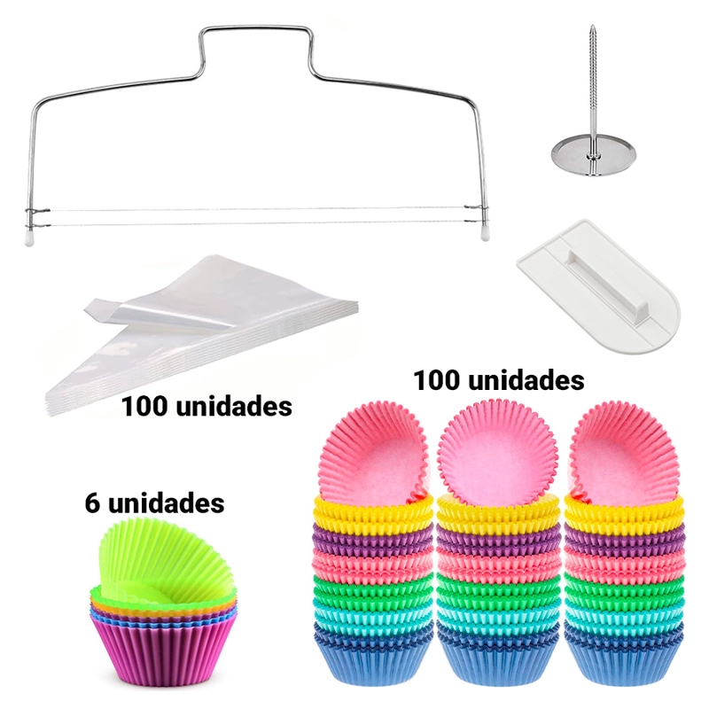 SET DE REPOSTERIA CROIX 291 PIEZAS SILICONA ACERO INOXIDABLE - 7