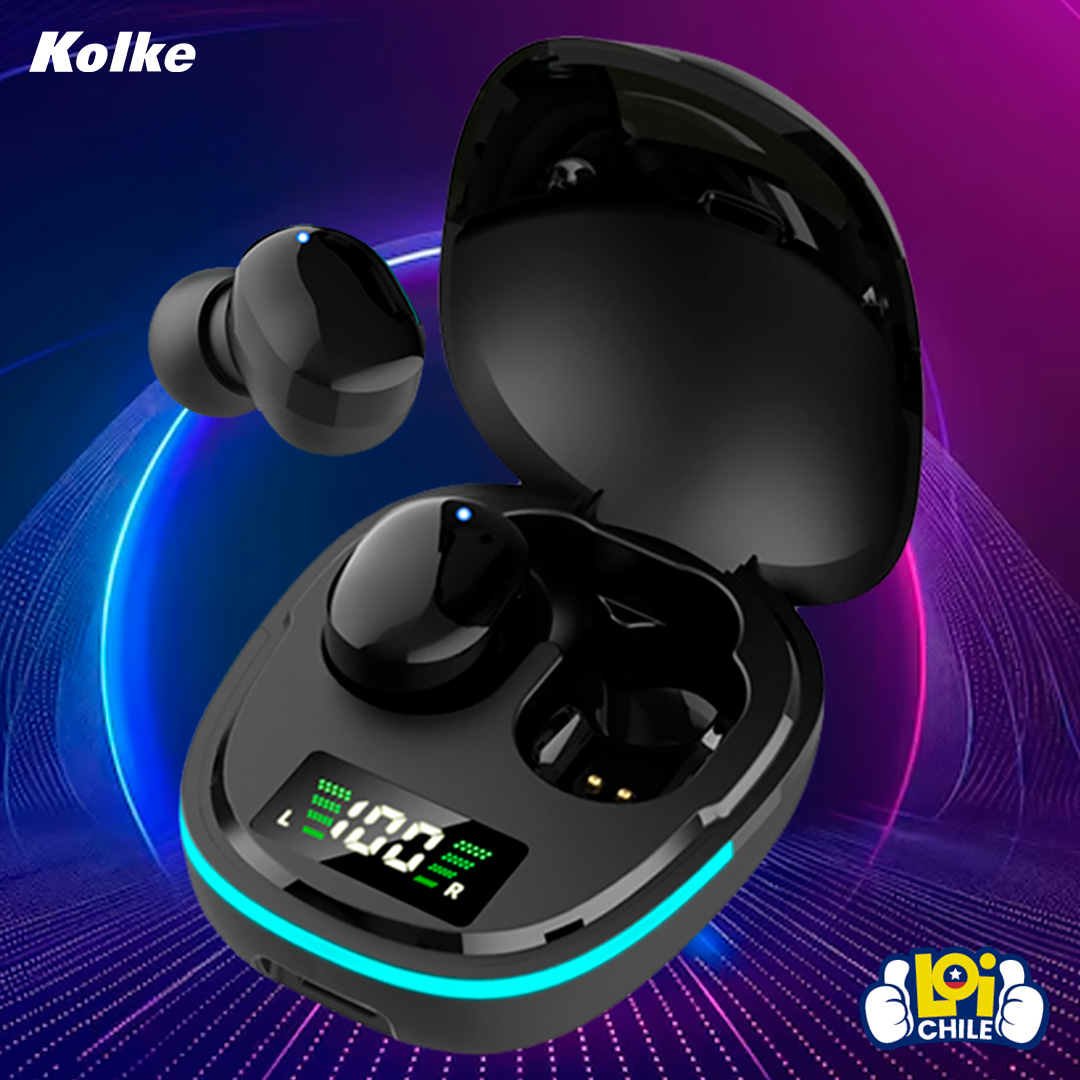 AUDÍFONOS TWS KOLKE BLUETOOTH DISPLAY LED ESTUCHE CARGADOR - 4