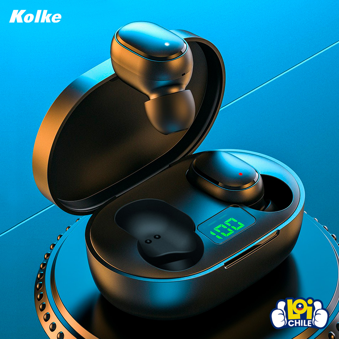 AUDÍFONOS TWS KOLKE INALÁMBRICOS SONIDO SUPER BASS BLUETOOTH - 6