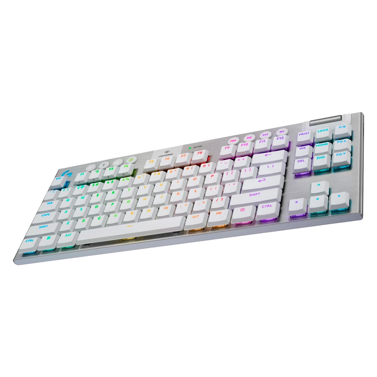 TECLADO GAMER LOGITECH G915 X TKL LIGHTSPEED BLANCO - 3