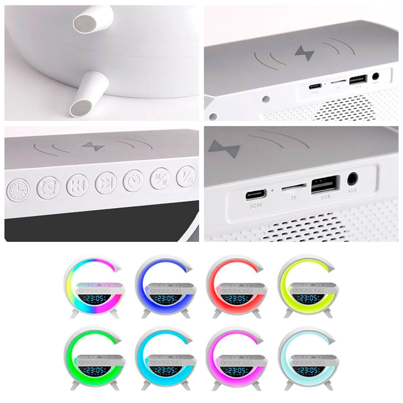 PARLANTE INALAMBRICO BLUETOOTH KOLKE 5 EN 1 LAMPARA CARGADOR - 2