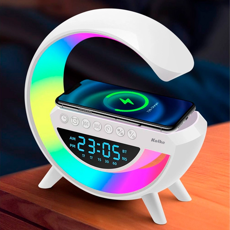 PARLANTE INALAMBRICO BLUETOOTH KOLKE 5 EN 1 LAMPARA CARGADOR - 4