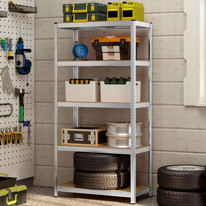 ESTANTE RACK METALICO DECOTEAM 5 ESTANTES 180 X 90 X 40 - 9