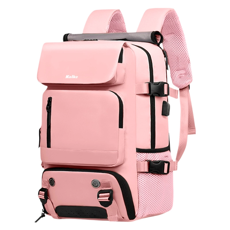 MOCHILA DE VIAJE KOLKE HIKES 40 L IMPERMEABLE MULTIFUNCIONAL - AZUL - 1