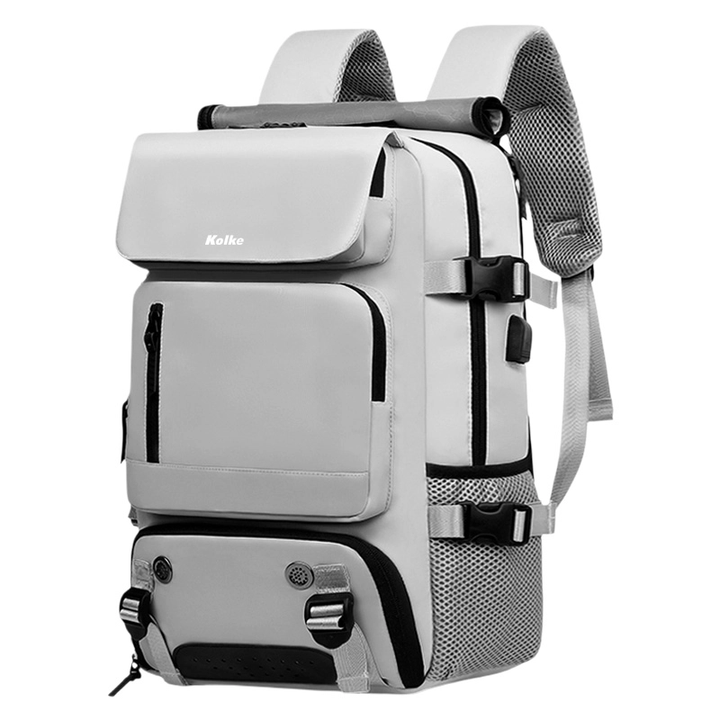 MOCHILA DE VIAJE KOLKE HIKES 40 L IMPERMEABLE MULTIFUNCIONAL - AZUL - 1