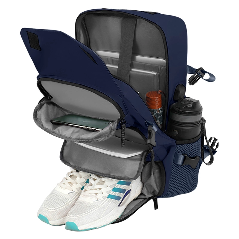 MOCHILA DE VIAJE KOLKE HIKES 40 L IMPERMEABLE MULTIFUNCIONAL - AZUL - 4