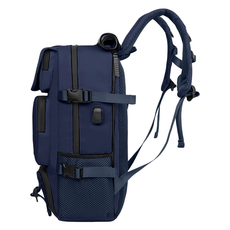 MOCHILA DE VIAJE KOLKE HIKES 40 L IMPERMEABLE MULTIFUNCIONAL - AZUL - 5