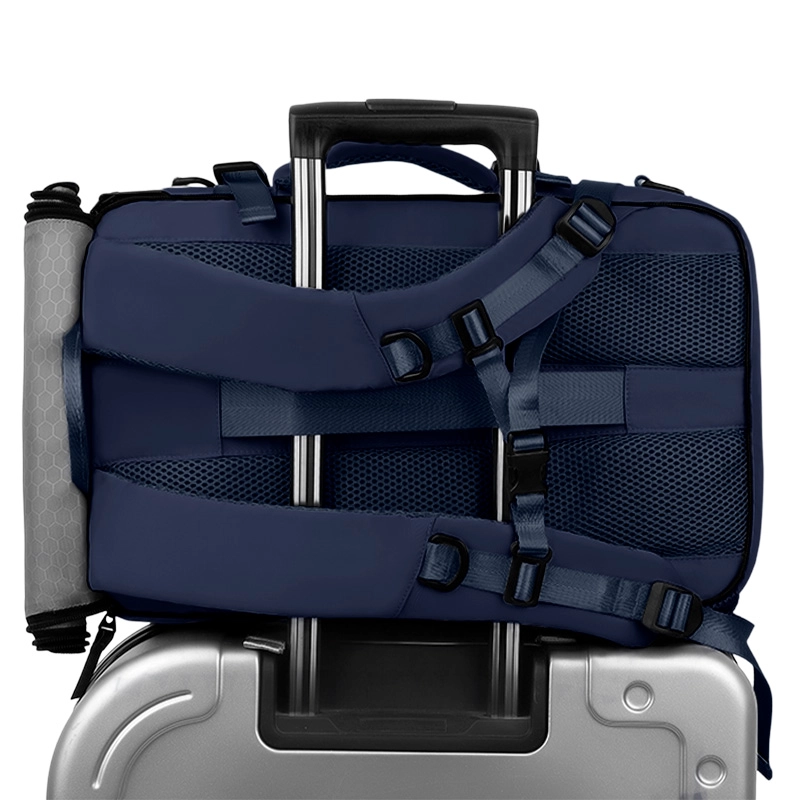 MOCHILA DE VIAJE KOLKE HIKES 40 L IMPERMEABLE MULTIFUNCIONAL - AZUL - 9