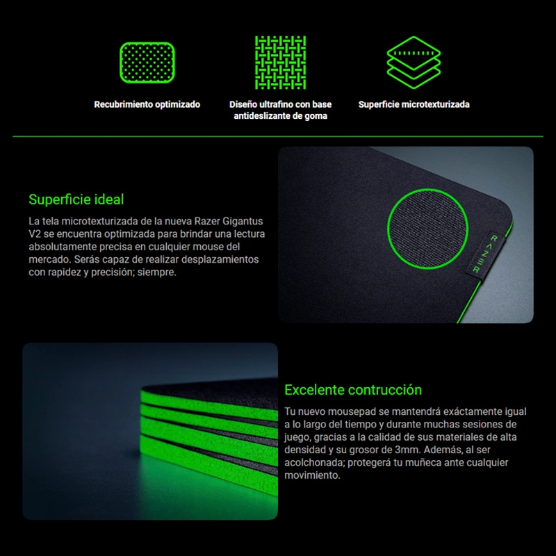 MOUSEPAD GAMER RAZER MAT GIGANTUS V2 MEDIUM - 3