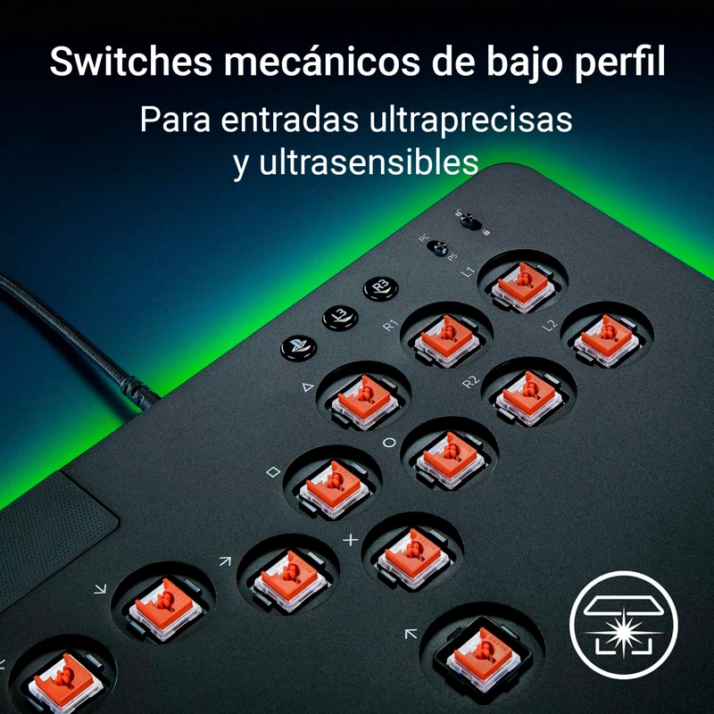 CONTROL JOYSTICK ARCADE RAZER KITSUNE PARA PS5 Y PC - 6