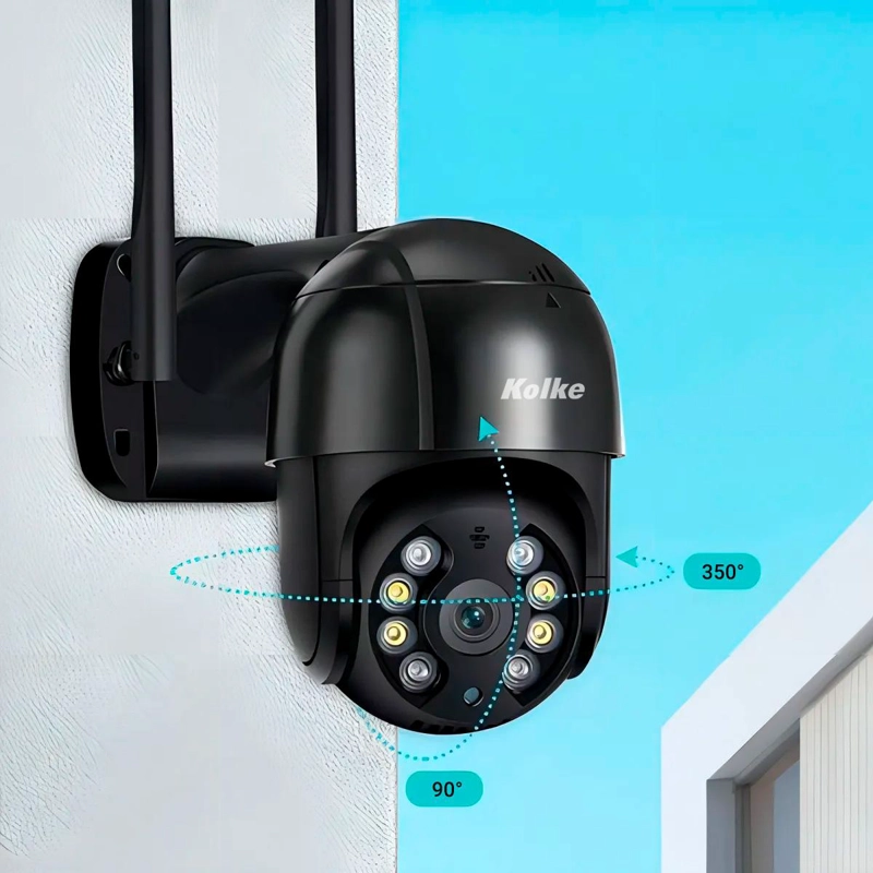 CAMARA DE SEGURIDAD KOLKE PTZ 3MP VISION NOCTURNA COLOR - 4