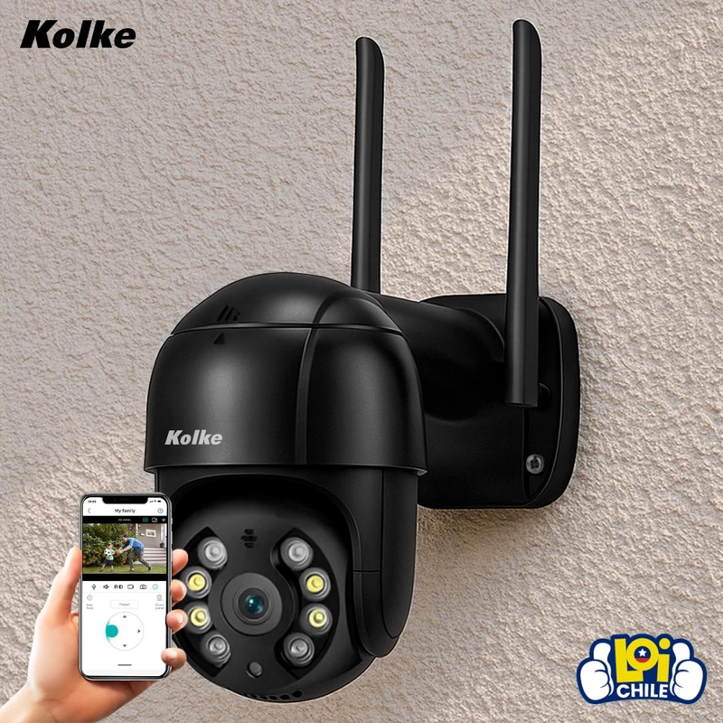 CAMARA DE SEGURIDAD KOLKE PTZ 3MP VISION NOCTURNA COLOR - 6