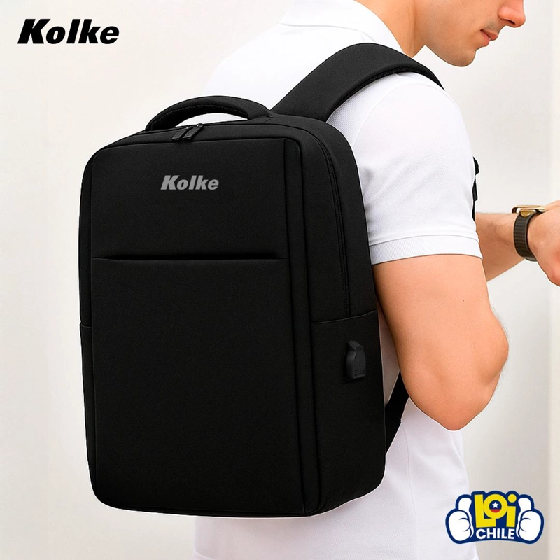 MOCHILA EJECUTIVA KOLKE CON COMPARTIMIENTO PARA NOTEBOOK - 4