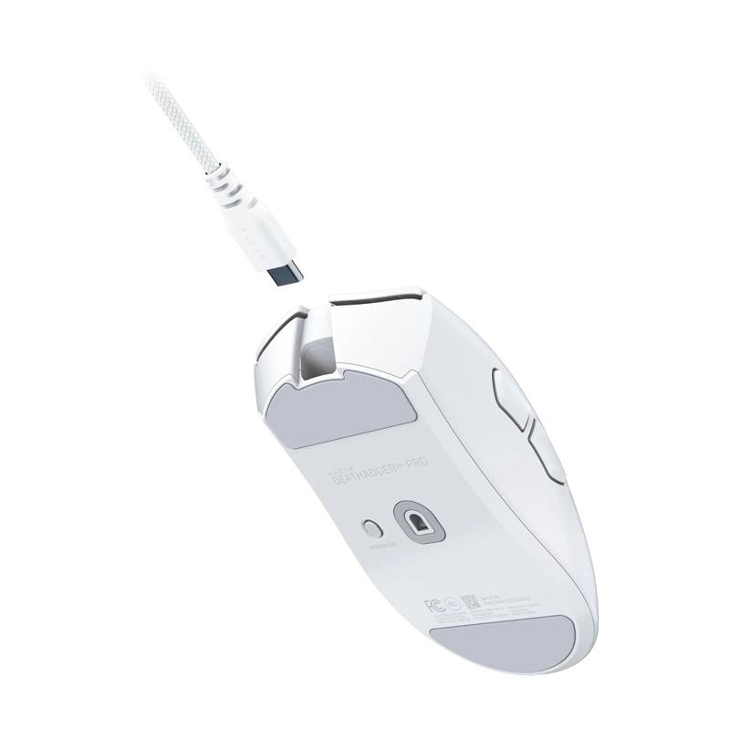 MOUSE GAMER RAZER INALAMBRICO DEATHADDER V4 PRO BLANCO - 4
