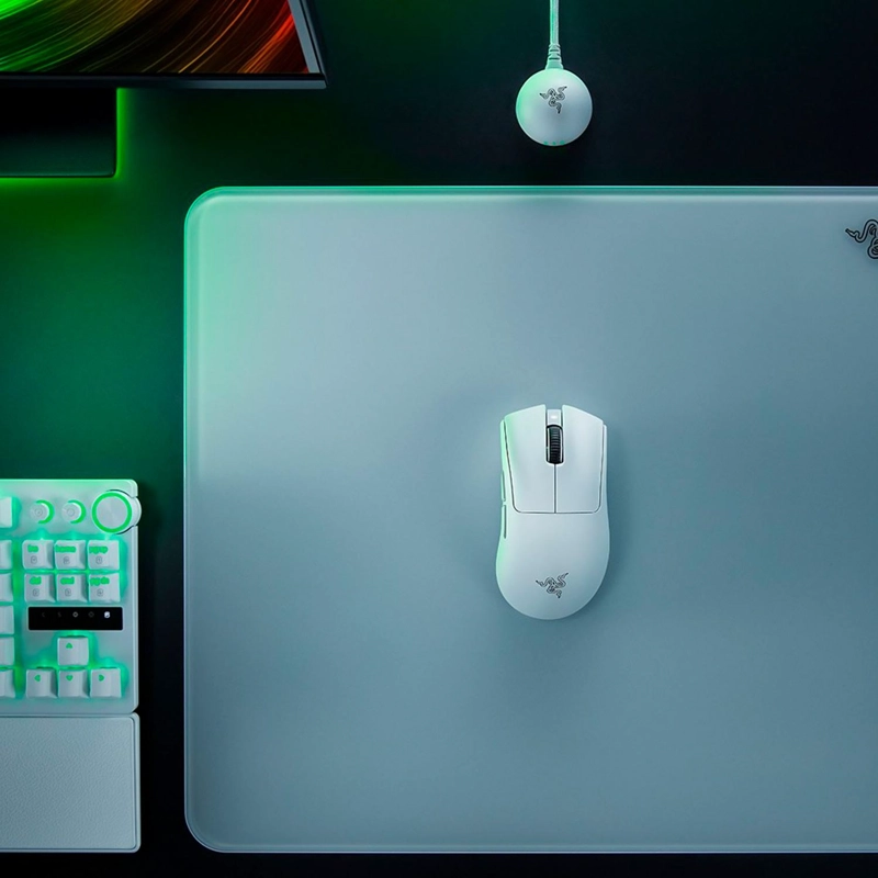 MOUSE GAMER RAZER INALAMBRICO DEATHADDER V4 PRO BLANCO - 8