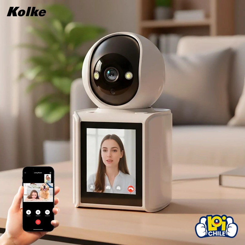 CAMARA DE SEGURIDAD PT KOLKE FHD CON PANTALLA VIDEOLLAMADAS - 3