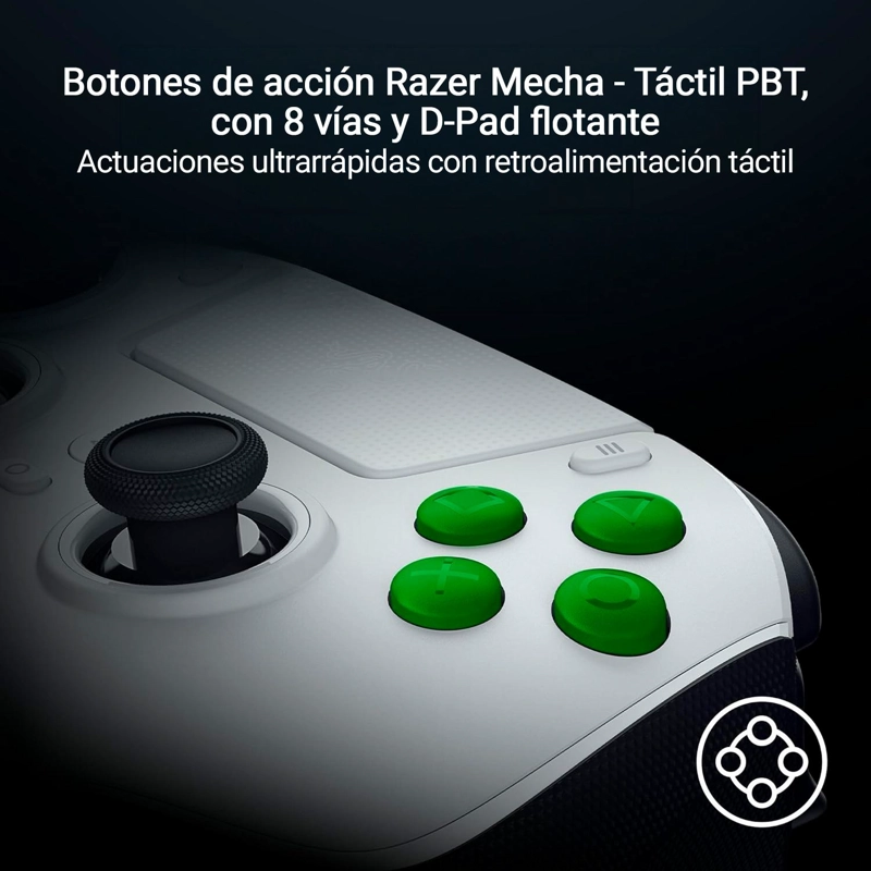 CONTROL JOYSTICK INALAMBRICO RAZER RAIJU V3 PRO PC PS5 WHITE - 6