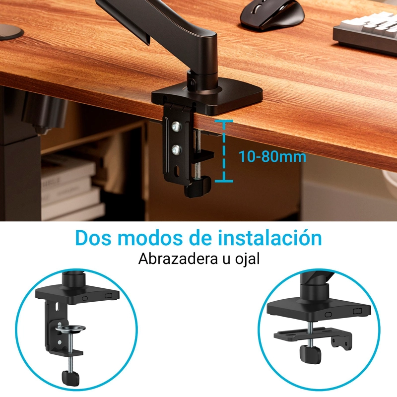 SOPORTE ARTICULADO KOLKE PARA MONITOR  SISTEMA DE GAS - 3