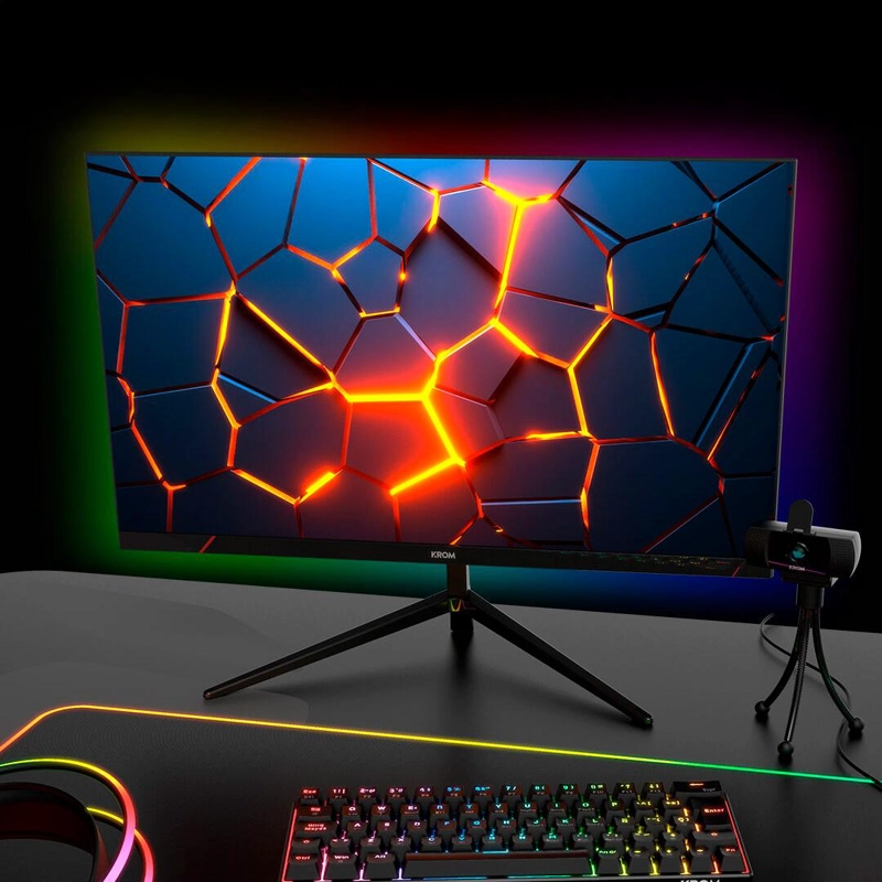 MONITOR GAMER KROM KERTZ 200HZ 1MS RGB 24 FHD - 8