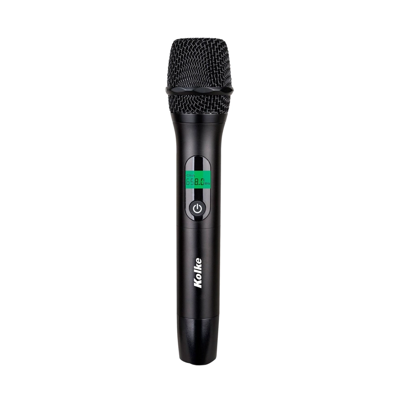 SET DE MICROFONOS INALAMBRICOS KOLKE UHF IR 60M 2 CANALES - 4