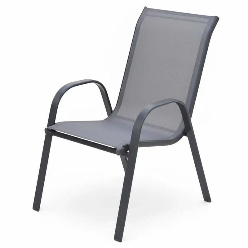 SILLA DE JARDIN Y TERRAZA EMPOLI DE ACERO Y TEXTILENO - 1