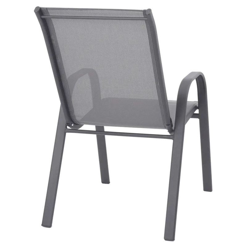 SILLA DE JARDIN Y TERRAZA EMPOLI DE ACERO Y TEXTILENO - 3