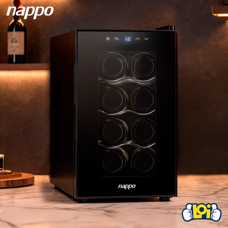 CAVA DE VINOS NAPPO TERMOELE CTRICA 8 BOTELLAS PANEL TOUCH - 5