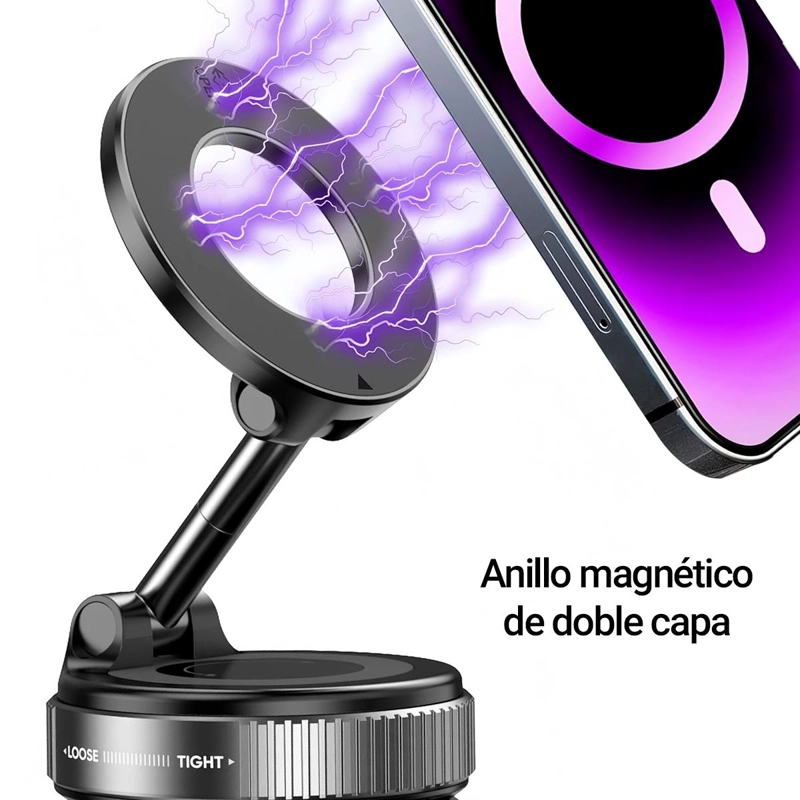 SOPORTE MAGNE TICO SUCCION AL VACIO UNIVERSAL KOLKE MAG SAFE - 2