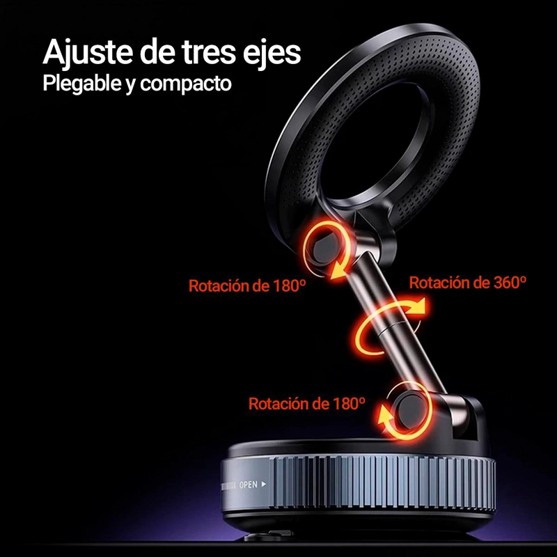 SOPORTE MAGNE TICO SUCCION AL VACIO UNIVERSAL KOLKE MAG SAFE - 6