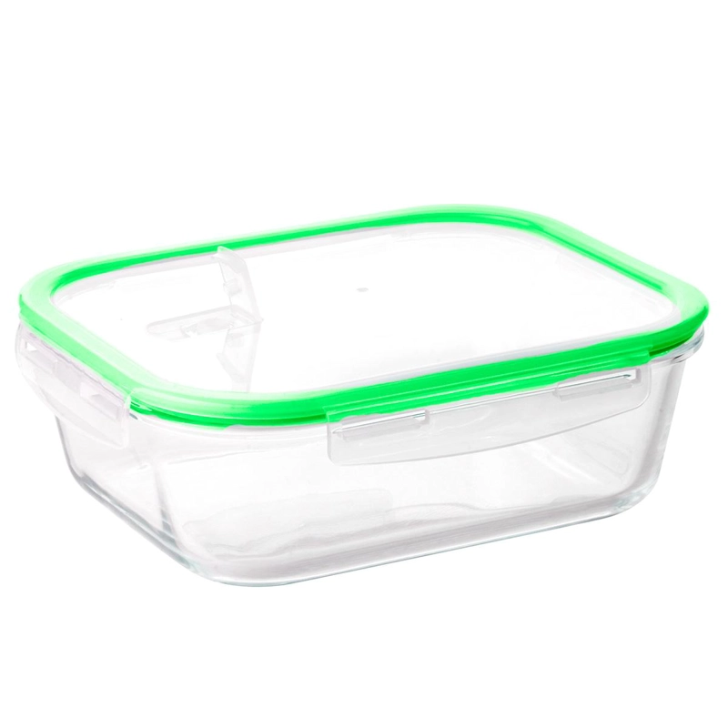 SET 4 CONTENEDORES HERME TICOS CROIX 640ML DE VIDRIO VALVULA - 4