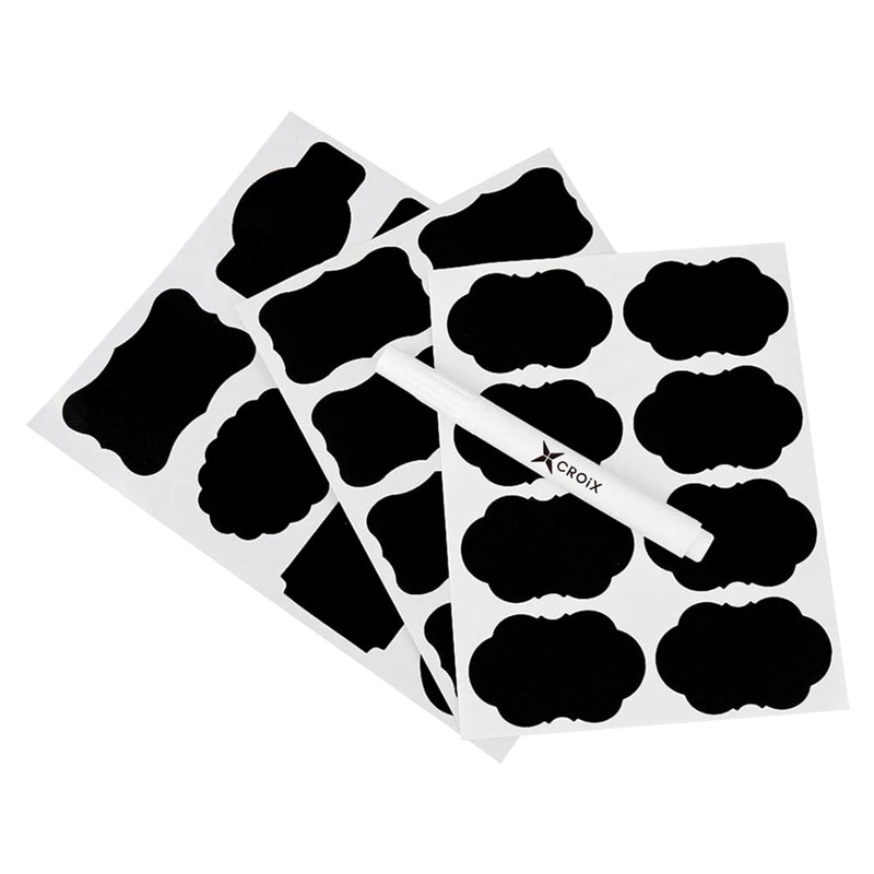 SET DE 24 CONTENEDORES HERME TICOS CROIX + MARCADOR STICKERS - 4