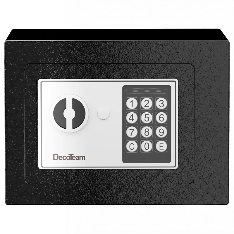 CAJA FUERTE ELECTRONICA DECOTEAM DIGITAL TECLADO LLAVE - 2