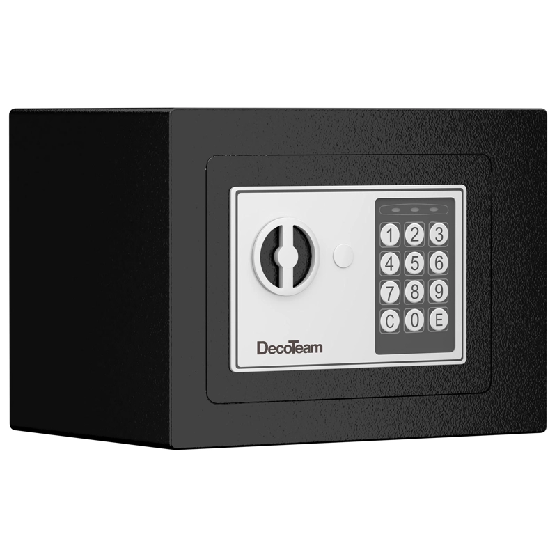 CAJA FUERTE ELECTRONICA DECOTEAM DIGITAL TECLADO LLAVE - 4